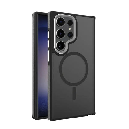 Frosted Dual Tone Stripe Magnetic Case - SCS India