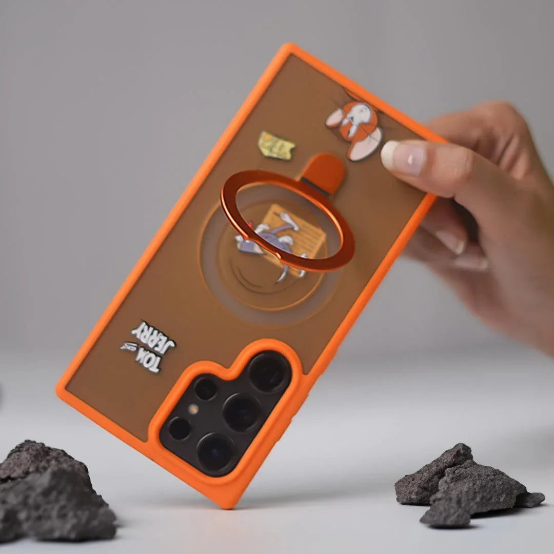 Playful Cartoon Ring Stand Case - SCS India