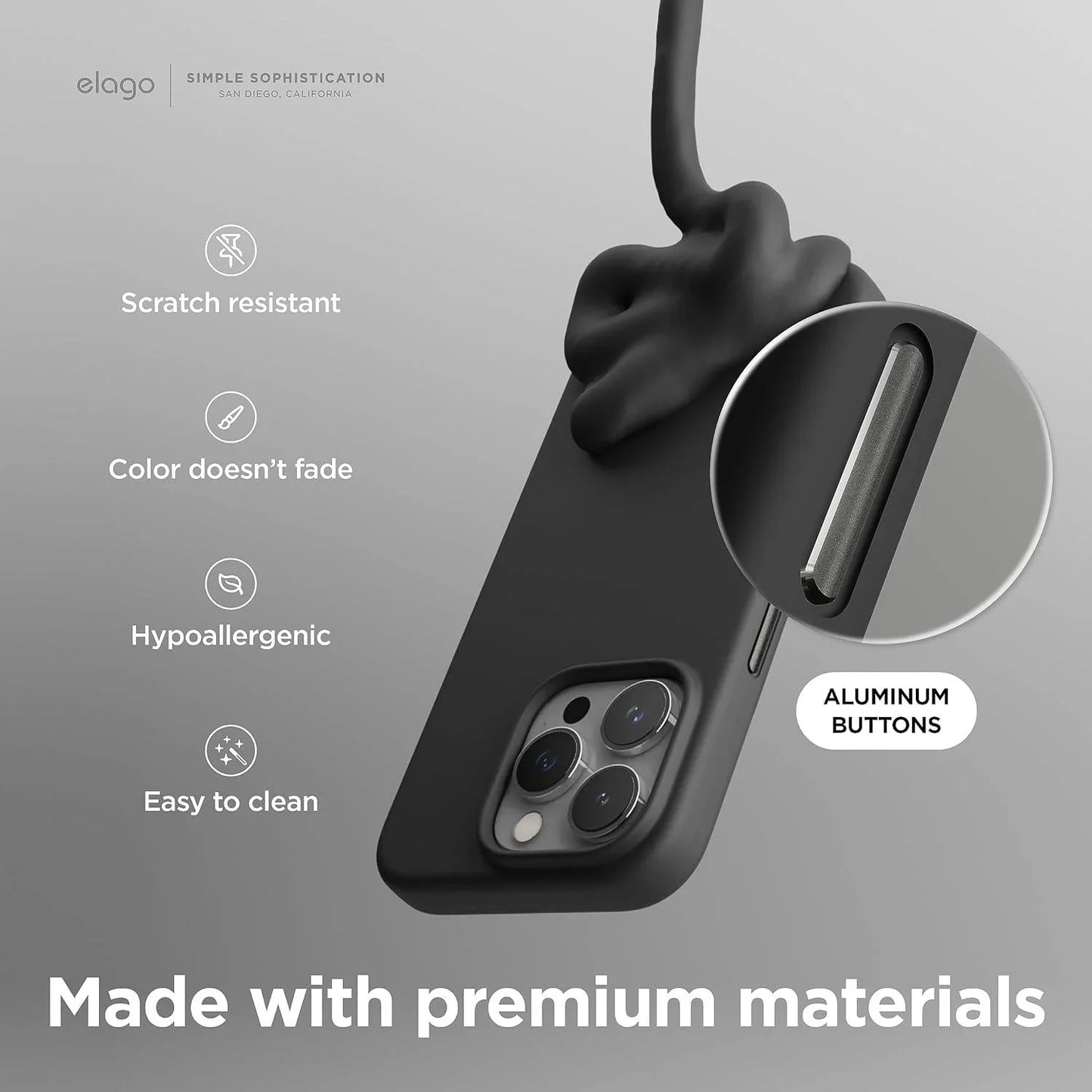 Shockproof Drop Liquid Silicone Back Cover - SCS India